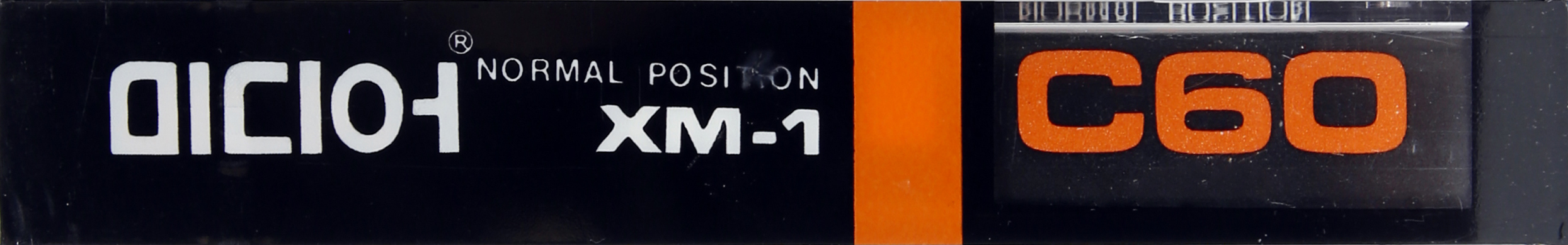 Compact Cassette Media XM-1 60 Type I Normal 1988 South Korea