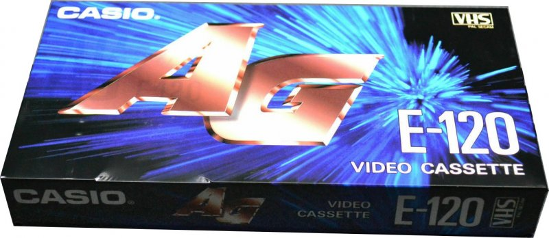 VHS, Video Home System Casio AG 120 Type I Normal 1988 Europe