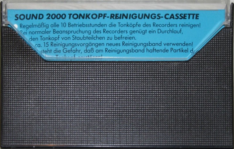 Compact Cassette Sound 2000 Cleaning Cassette 1978 Germany