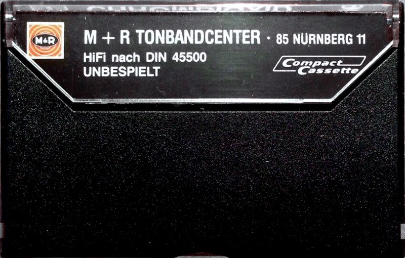 Compact Cassette M&R Chrom I 90 Type II Chrome 1980 Germany