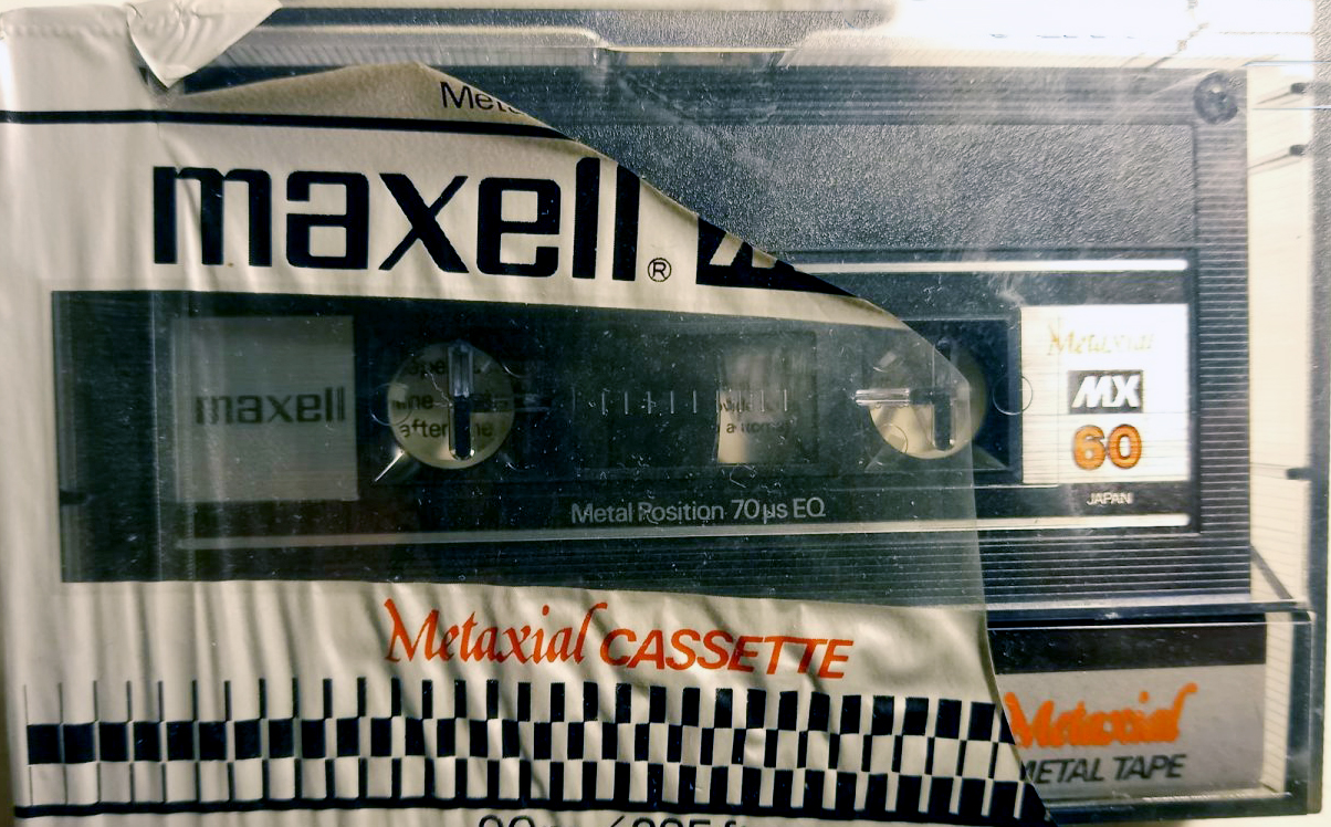 Compact Cassette Maxell MX 60 Type IV Metal 1980 USA
