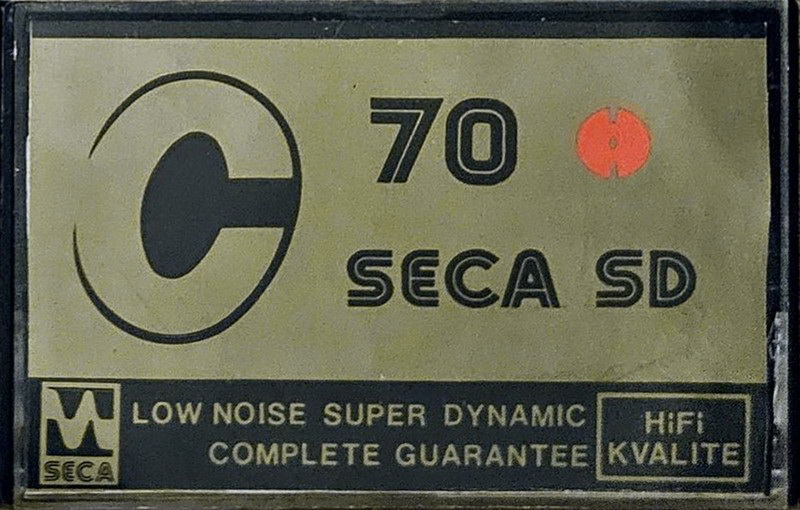 Compact Cassette Seca 70 "SD" Type I Normal Sweden