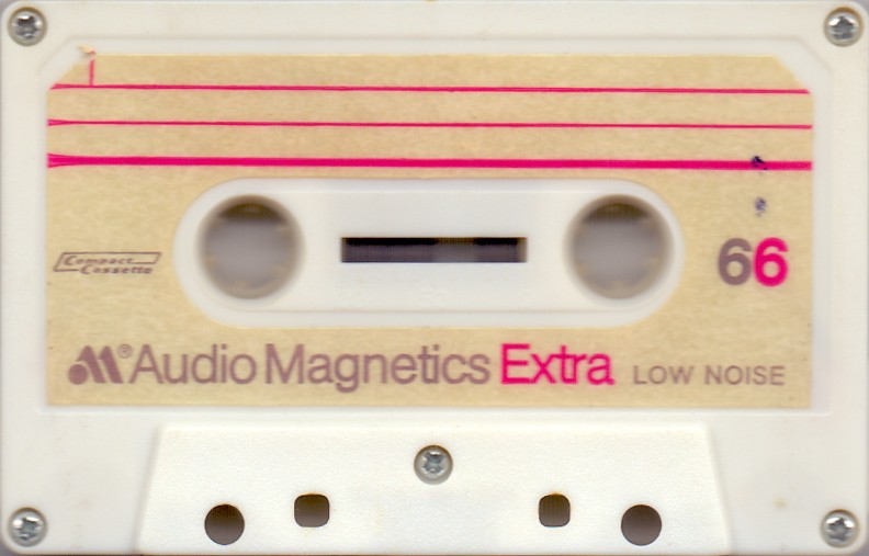 Compact Cassette Audio Magnetics Extra 66 Type I Normal 1975 Europe
