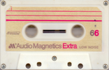 Compact Cassette Audio Magnetics Extra 66 Type I Normal 1975 Europe