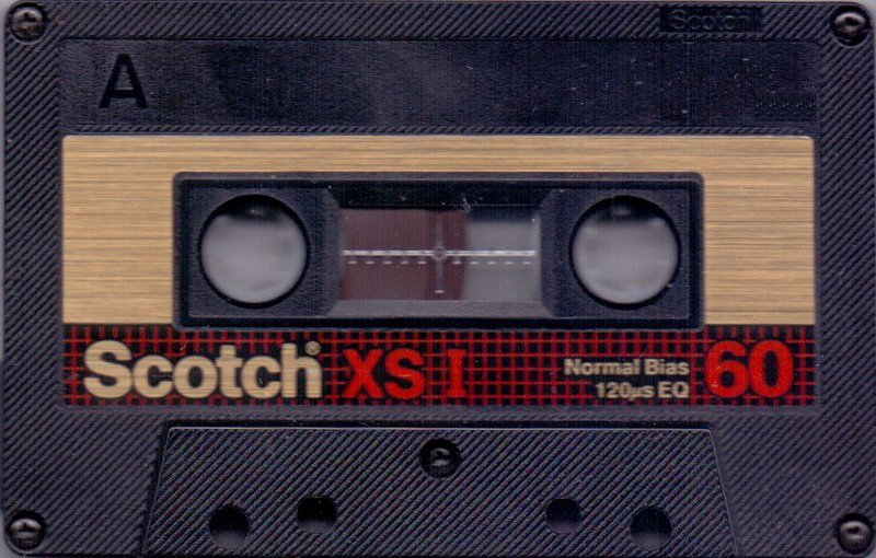 Compact Cassette Scotch XS I 60 "34-716-9013-2" Type I Normal 1982 Worldwide
