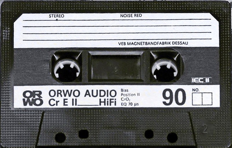 Compact Cassette ORWO 90 Type II Chrome East Germany