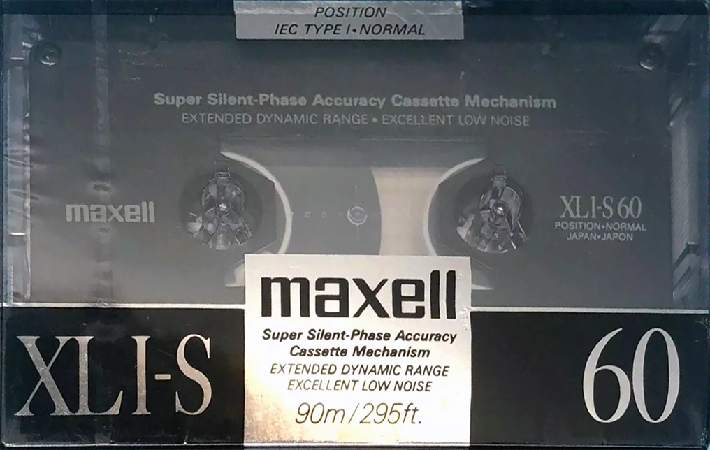 Compact Cassette Maxell XLI-S 60 Type I Normal 1988 USA