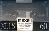 Compact Cassette Maxell XLI-S 60 Type I Normal 1988 USA