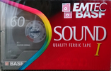 Compact Cassette Emtec Sound 60 Type I Normal 1999 Europe