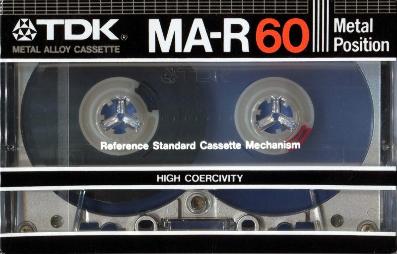 Compact Cassette TDK MA-R 60 Type IV Metal 1982 Europe