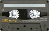 Compact Cassette Maxell Metal UD 120 "MUD-120J" Type IV Metal 1995 Japan