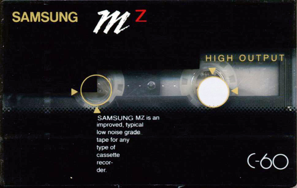 Compact Cassette Samsung MZ 60 Type I Normal 1992 South Korea