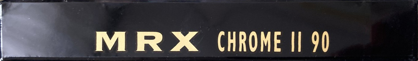 Compact Cassette MRX 90 Type II Chrome Europe