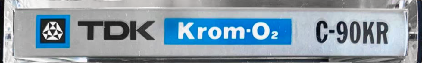 Compact Cassette TDK KR Krom 90 Type II Chrome 1972 USA