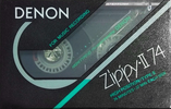 Compact Cassette Denon Zippy-II 74 "HD-L74" Type II Chrome 1988 Japan