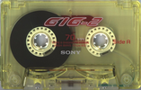 Compact Cassette Sony GIG-2 70 "C-70GIG2B" Type II Chrome 1997 Japan