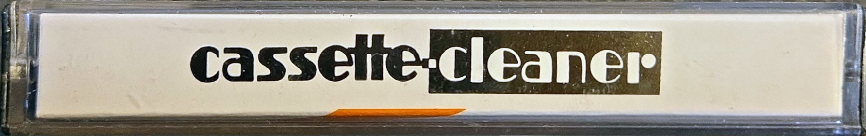 Compact Cassette Orange Line Cleaning Cassette Sweden