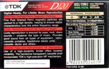 Compact Cassette TDK D 120 Type I Normal 1992 Europe