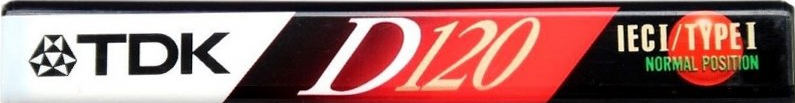 Compact Cassette TDK D 120 Type I Normal 1992 Europe