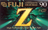 Compact Cassette Fuji Z 90 Type II Chrome 1995 North America