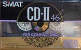 Compact Cassette Smat CD-II 46 "UCR" Type II Chrome 1990 South Korea