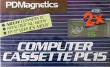 2 pack PDM 15 Computer Cassette 1984 Netherlands