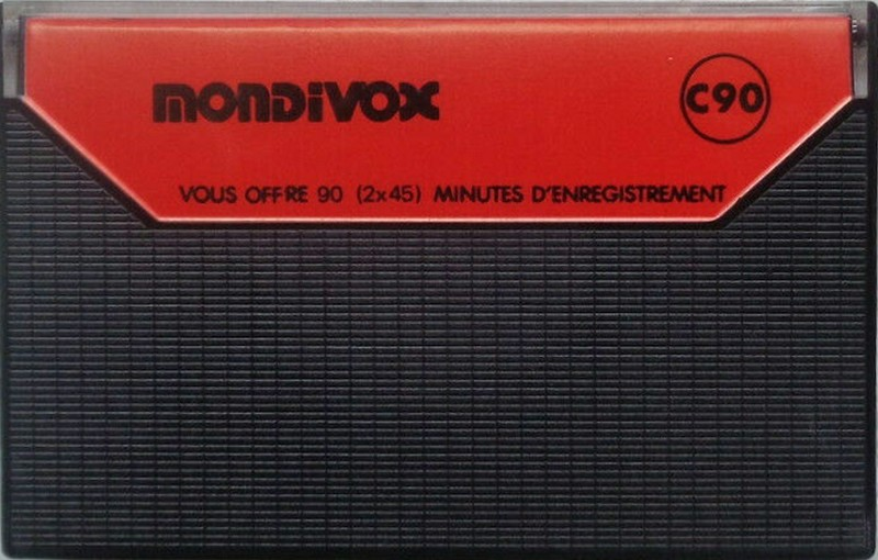 Compact Cassette Mondivox 90 Type I Normal 1987 Hong Kong