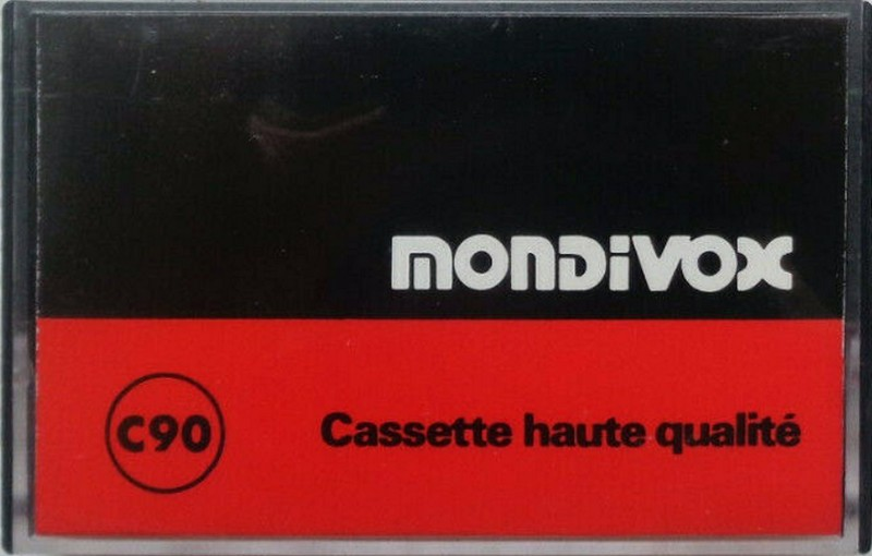 Compact Cassette Mondivox 90 Type I Normal 1987 Hong Kong