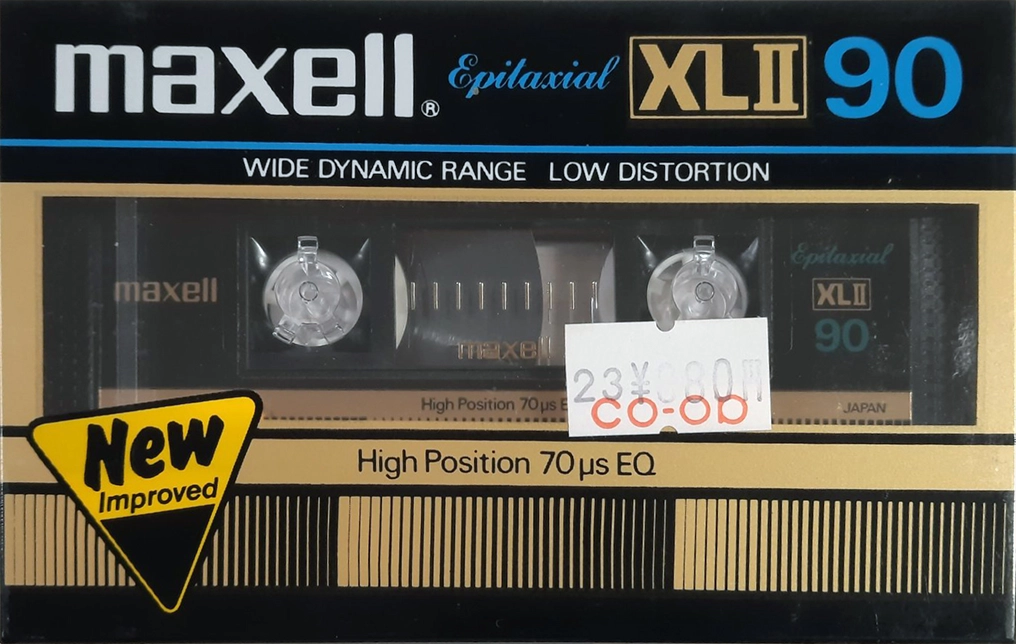 Compact Cassette Maxell XLII 90 Type II Chrome 1982 Japan
