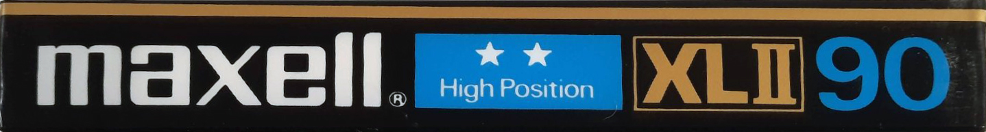 Compact Cassette Maxell XLII 90 Type II Chrome 1982 Japan