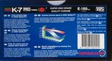 VHS, Video Home System K-7 180 "PRO" Type II Chrome 1990 Europe
