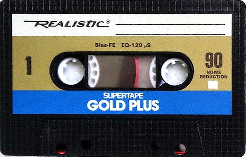 Compact Cassette SUPERTAPE Gold Plus 90 "44-9260" Type I Normal 1978 Europe