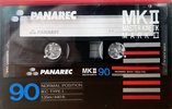 Compact Cassette Panarec MK II 90 "Master Kinetik" Type I Normal Indonesia