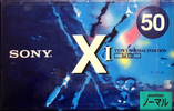Compact Cassette Sony XI 50 "C-50X1B" Type I Normal 1994 Japan
