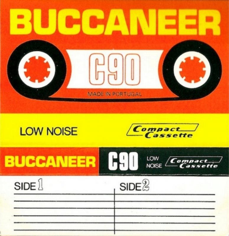 Compact Cassette Buccaneer 90 Type I Normal 1977 Portugal