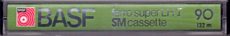 Compact Cassette BASF Ferro Super LH I 90 Type I Normal 1978 Europe