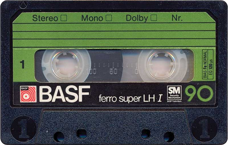 Compact Cassette BASF Ferro Super LH I 90 Type I Normal 1978 Europe