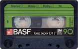 Compact Cassette BASF Ferro Super LH I 90 Type I Normal 1978 Europe