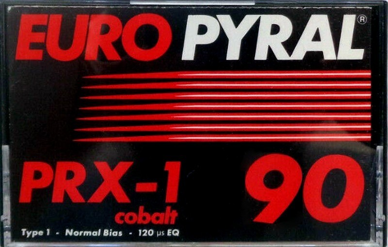 Compact Cassette Europyral PRX-1 90 Type I Normal 1984 France