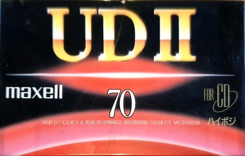 Compact Cassette Maxell UDII / UD2 70 "UD2-70G" Type II Chrome 1994 Japan