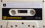 Compact Cassette Eurogold 90 Type I Normal USA