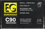 Compact Cassette Eurogold 90 Type I Normal USA