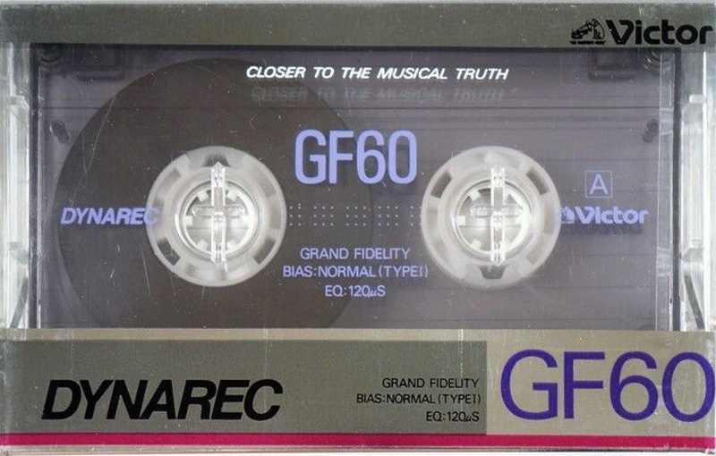 Compact Cassette Victor Dynarec GF 60 Type I Normal 1985 Japan