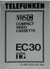 VHS-C (VHS Compact) Telefunken 30 "EC" Type I Normal Unknown Country