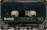 Compact Cassette Scotch Master II 90 Type II Chrome 1977 Europe
