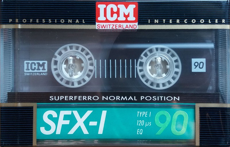 Compact Cassette ICM SFX-I 90 Type I Normal 1990 Europe