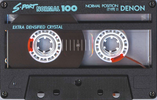 Compact Cassette Denon S-Port 100 "K-SP1 100" Type I Normal 1990 Japan