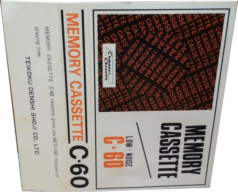 Compact Cassette Memory 60 Type I Normal 1979 Japan