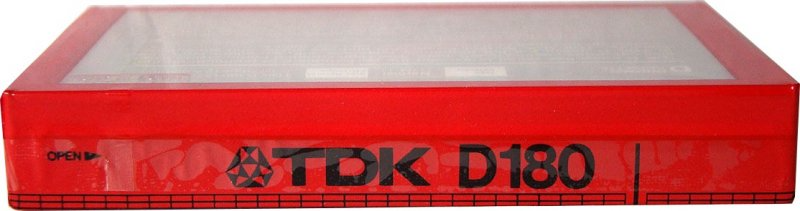 Compact Cassette TDK D 180 Type I Normal 1983 Australia, Europe