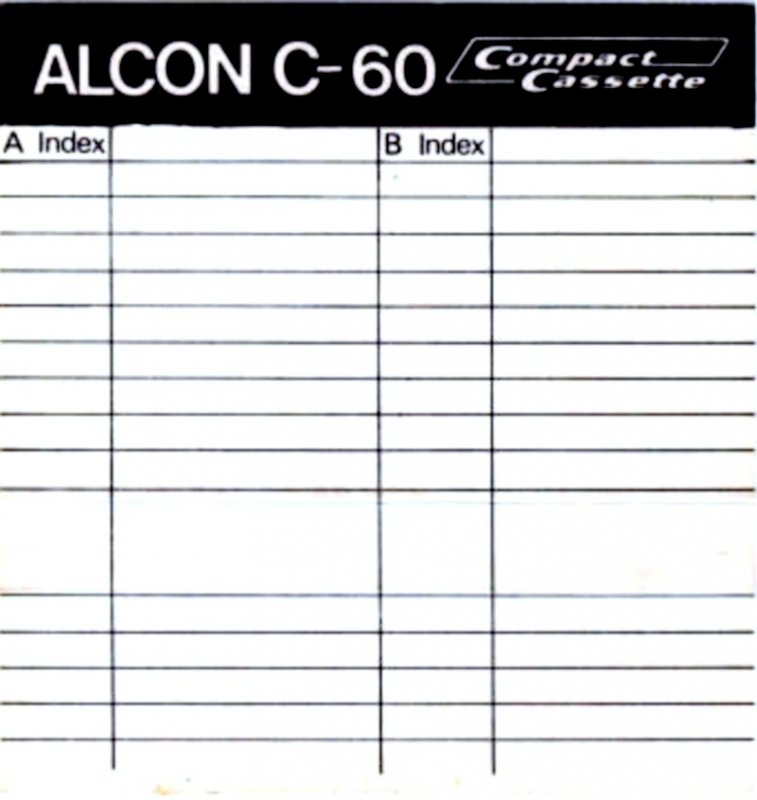 Compact Cassette Alcon 60 Type I Normal Hong Kong